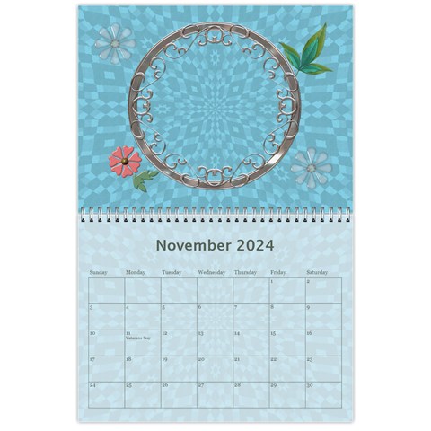Family Pretty 12 Month Calendar By Lil Nov 2024