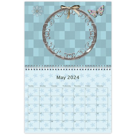 Family Pretty 12 Month Calendar By Lil May 2024