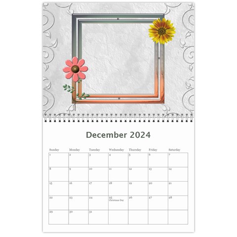 Pretty Calendar Dec 2024