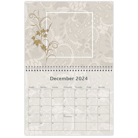 Pretty Lace Calendar (12 Month) By Lil Dec 2024