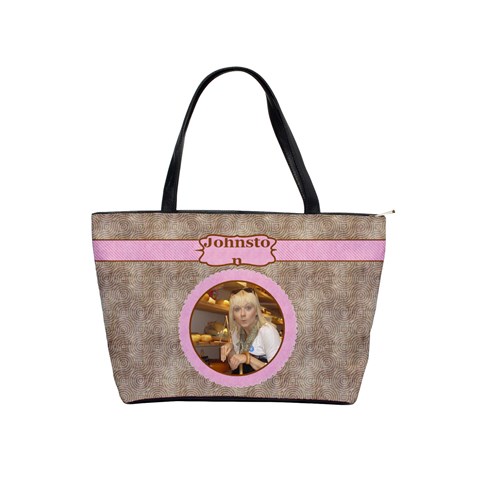 Pink Choc Shoulder Bag By Deborah Front