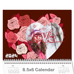 love, calendar 2024 - Wall Calendar 8.5  x 6 
