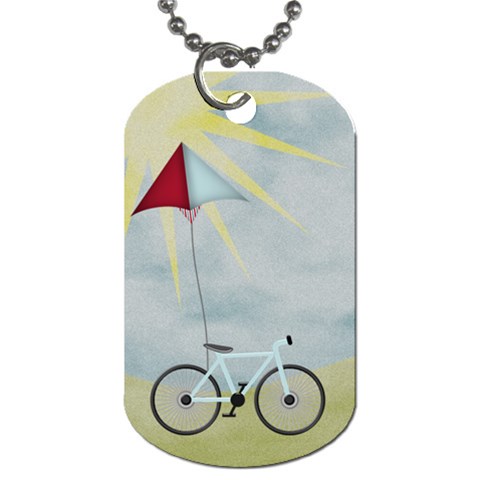 At The Park 2 Sided Dog Tag 1 By Lisa Minor Back