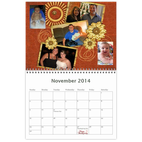 Timberlake Calendar 2014 By Shena Nov 2014