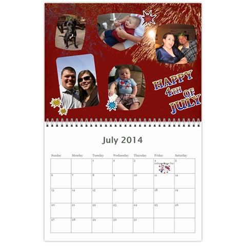Timberlake Calendar 2014 By Shena Jul 2014