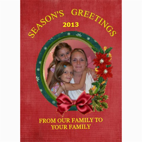 Holiday Card #9, 5x7 By Joy Johns 7 x5  Photo Card - 3
