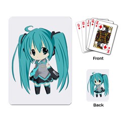 Karty Miku - Playing Cards Single Design (Rectangle)