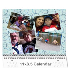 Christmas gift mom and dad 2013 - Wall Calendar 11  x 8.5  (12-Months)