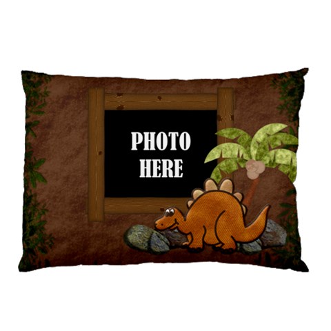 Prehistoric Pillow Case 1 By Lisa Minor 26.62 x18.9  Pillow Case