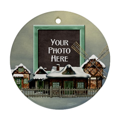 Holiday Village Ornament By Lisa Minor Front