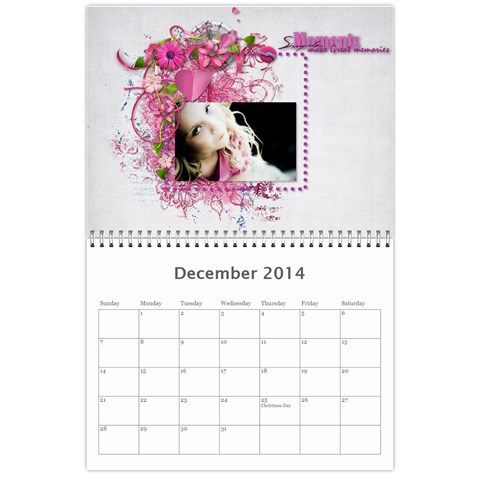 Saharas Calender By Kaye Dec 2014