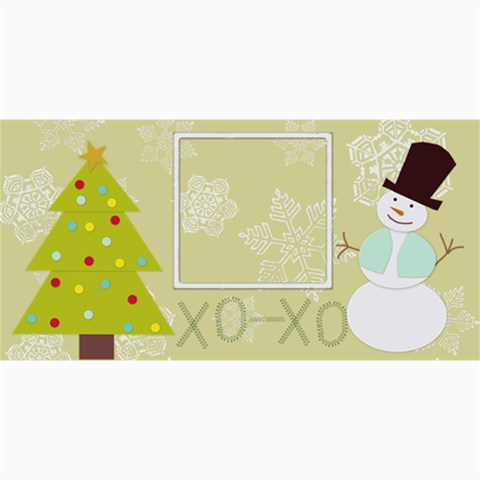 Xo Xo Christmas Card 4x8 By Zornitza 8 x4  Photo Card - 6