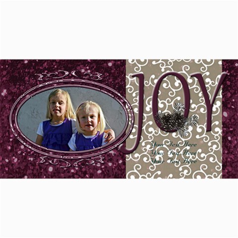 Christmas Cards 3 By Emily 8 x4  Photo Card - 8