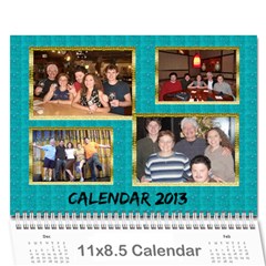 2013 final - Wall Calendar 11  x 8.5  (12-Months)