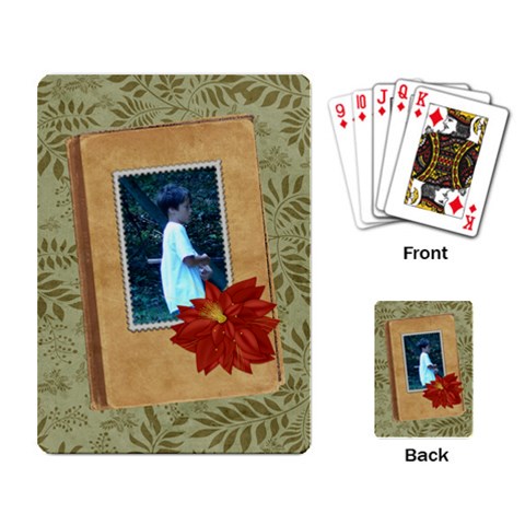 Heritage Style Playing Cards By Lisa Minor Back