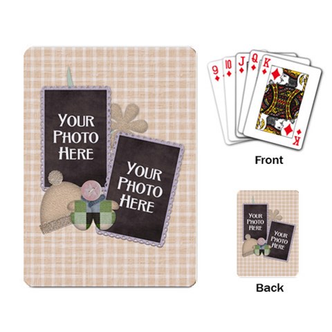 Winter Day Playing Cards By Lisa Minor Back