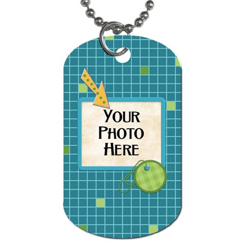 Fanciful Fun Dog Tag By Lisa Minor Front