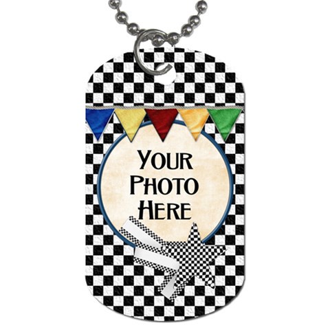 Games Dog Tag By Lisa Minor Front