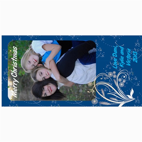 Danis Xmas Card By Crystal 8 x4  Photo Card - 1