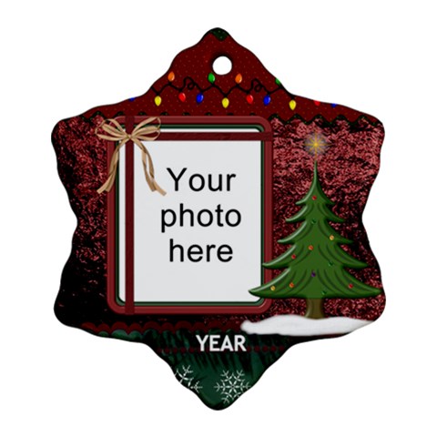 Christmas Design Ornament (1 Sided) By Lil Front