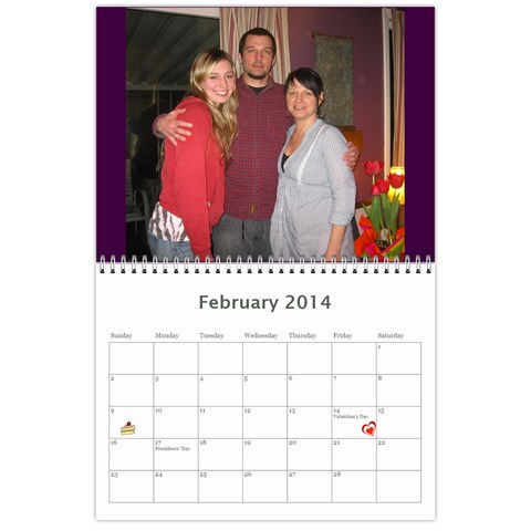 Laylas Calendar By Katy Feb 2014
