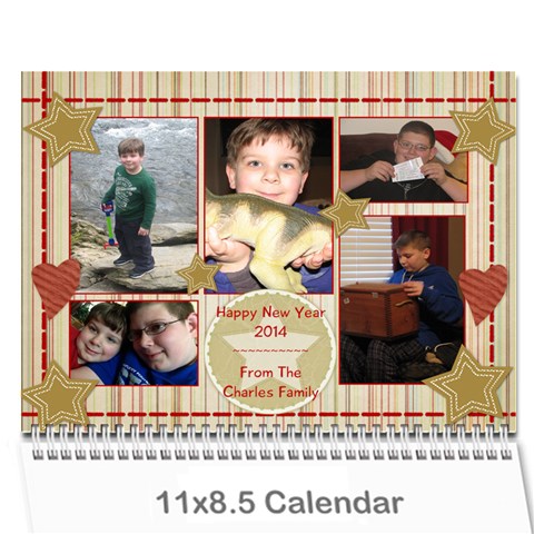 Christmas Calendar 2013 By Andrea Charles Cover