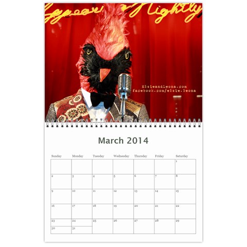 Elsieandleona Com Calendar By Kim Stokes Mar 2014