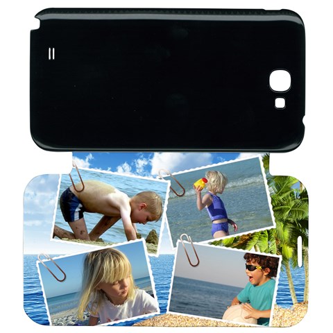 Travel Samsung Galaxy Note 2 Flip Cover Case By Deborah Front