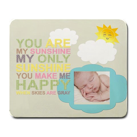 You Are My Sunshine Large Mouse Pad By Chatting Front