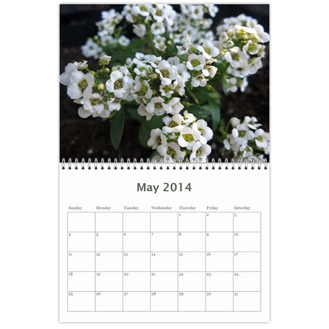 2014 Flower Calendar  By Mim May 2014