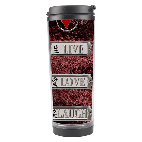 Live Love Laugh Travel Tumbler By Lil Right
