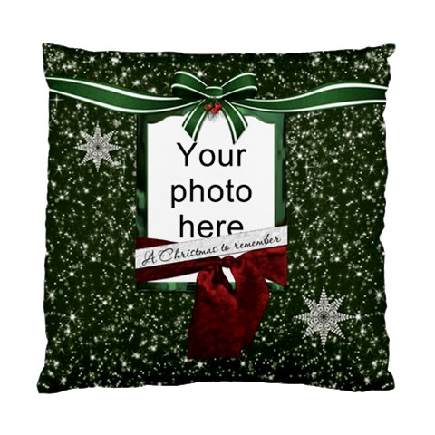 Christmas To Remember Cushion Case (2 Sides) By Lil Back