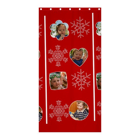 Mwerry Christmas By Divad Brown Curtain(36 X72 ) - 33.26 x66.24  Curtain(36 X72 )