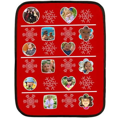 Merry Christmas By Divad Brown 35 x27  Blanket Front