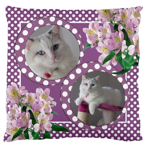 Happy Days Large Cushion Case (2 Sided) By Deborah Front