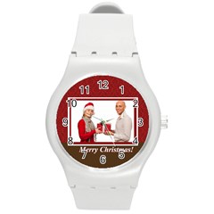 xmas - Round Plastic Sport Watch (M)