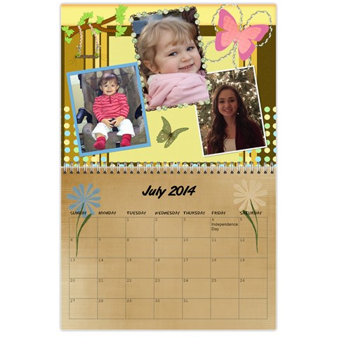 Grandkids Calendar By Raya Jul 2014