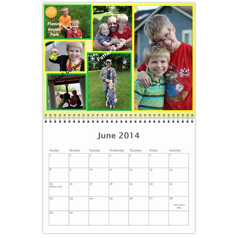 2014 Calendar By Sherry Shaffer Jun 2014