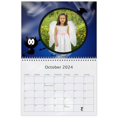 2024 Simply Blue Calendar By Kim Blair Oct 2024