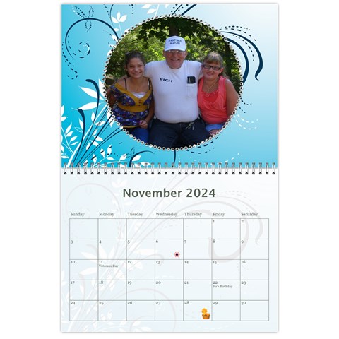 2024 Simply Blue Calendar By Kim Blair Nov 2024