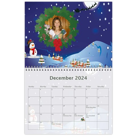 2024 Simply Blue Calendar By Kim Blair Dec 2024