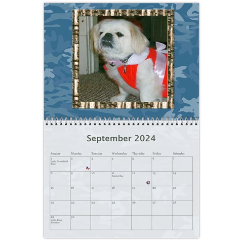 2024 Simply Blue Calendar By Kim Blair Sep 2024