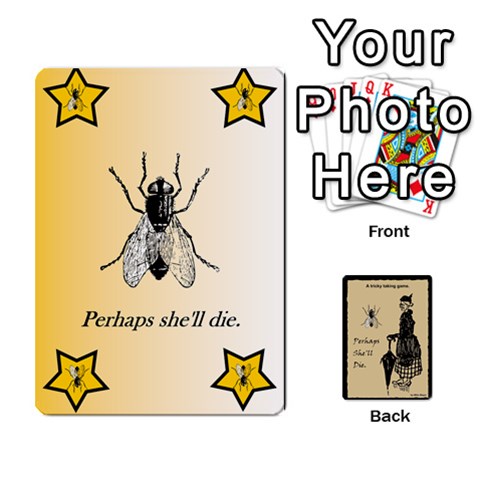 Queen Perhaps She ll Die Cards By Mike Mayer Front - SpadeQ