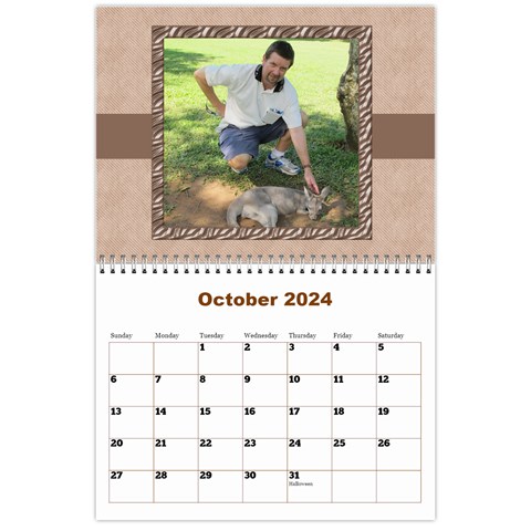 Male Calendar No 1 (any Year) By Deborah Oct 2024