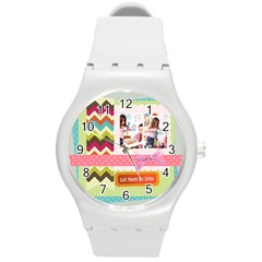 kids - Round Plastic Sport Watch (M)
