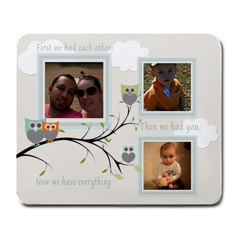 Family Large Mouse Pad By Chatting Front