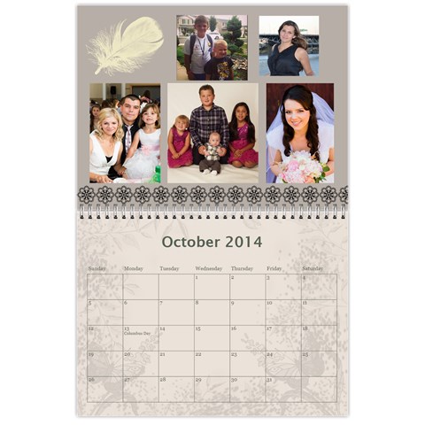 My Calendar 2014 By Inna Oct 2014