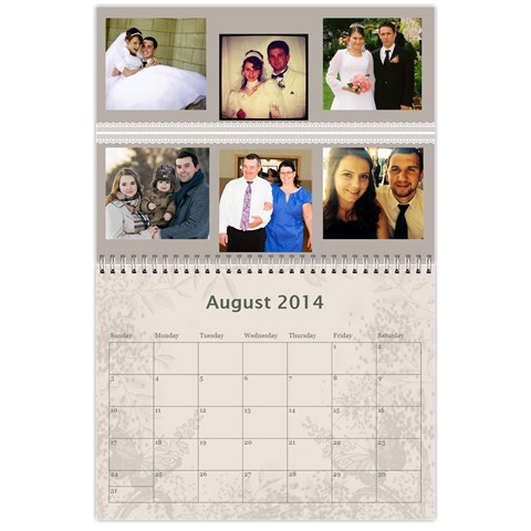 My Calendar 2014 By Inna Aug 2014