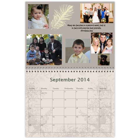My Calendar 2014 By Inna Sep 2014