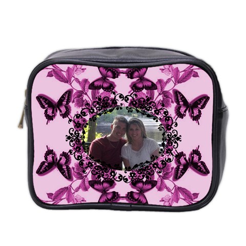 Butterfly Mini Toiletries Bag #2 By Joy Johns Front
